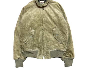 Vintage 90s Mcgregor Corduroy Bomber Jacket Nova Check - Etsy