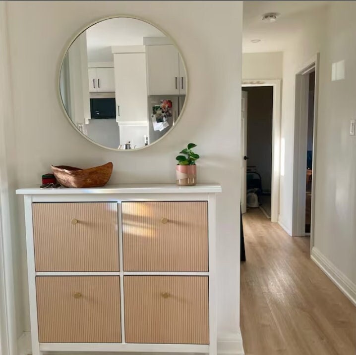 Furniture Overlay for Hemnes Shoes Cabinet on 4 Doors Compartments