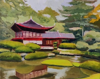 Japan Trip No.14, Original Oil Painting, 11x14inches - Etsy