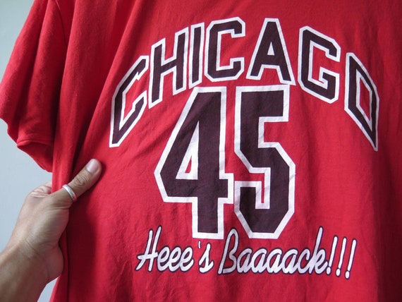 希少❗️1990年代デッドストックマイケルジョーダン45番Tシャツ