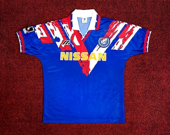 Vintage Yokohama Marinos J League Football Soccer Mizuno