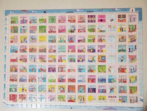 Talking Puzzle ~ the Office Building 1991 - Etsy