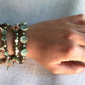 COLLEEN TOLAND フラワーブレスレット 2018年新作 マリーゴールド