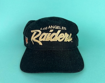 Vintage 80s Los Angeles Raiders Sports Specialties Snapback Mesh