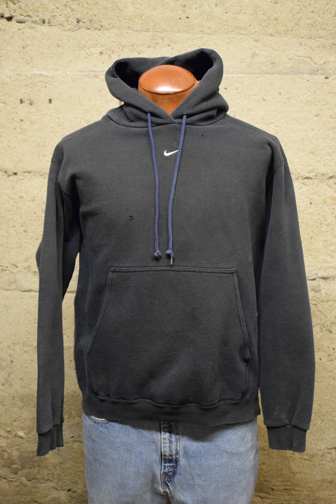 Vintage Nike Center Swoosh Travis Scott Hoodie Sweatshirt 90's