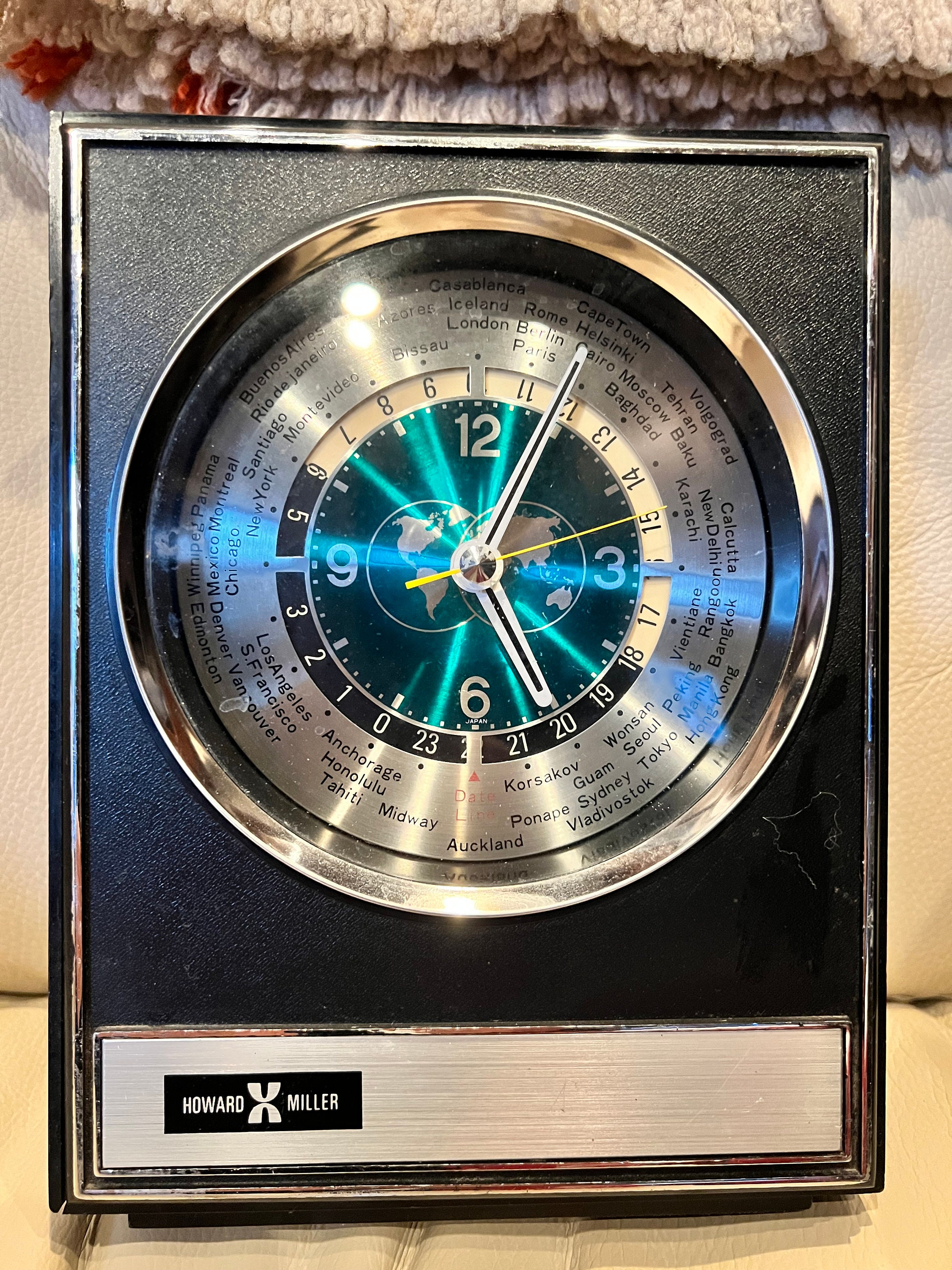 Howard Miller World Clock - Etsy