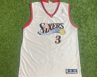 Vintage Philadelphia 76ers Allen Iverson #3 Jersey Reebok Size 46