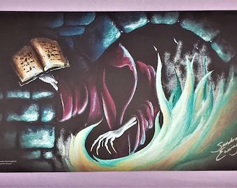 Juzam Djinn プレイマジックマット MTG プレイマット サイン入り Mark