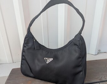 Y2K Prada Tessuto Sport Nero Shoulder Bag - Etsy