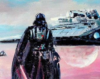 ダース・ベイダー キャンバスプリント、スター・ウォーズ ウォール