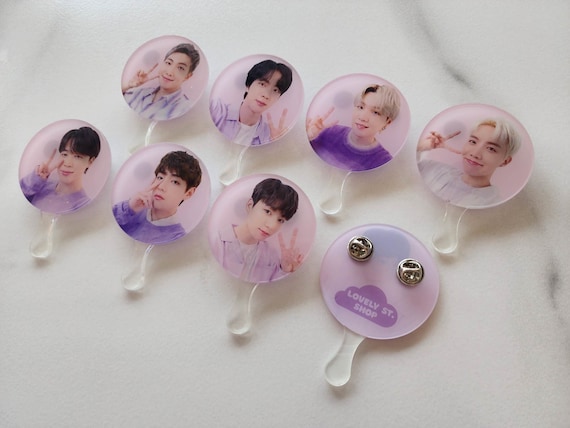 BTS Mini Picket Pin - Kpop Uchiwa - Ita Bag - Tote Bag - Etsy