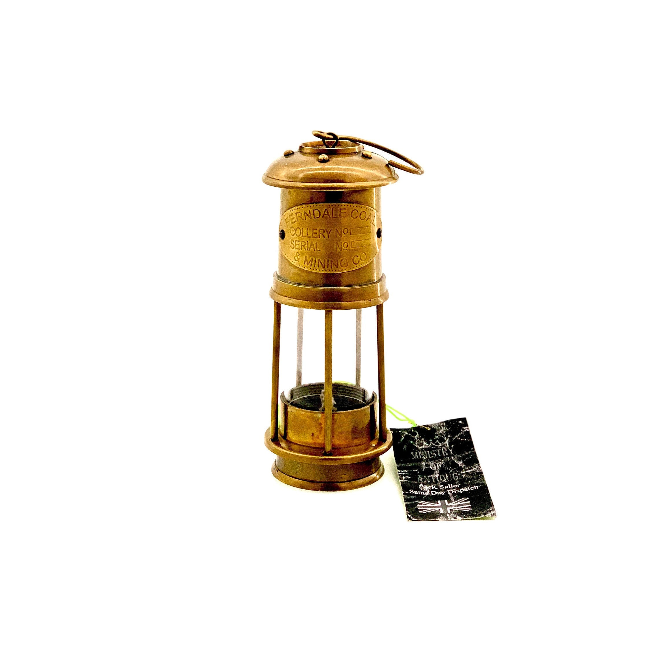 Antique coal mining lamp - Etsy 日本