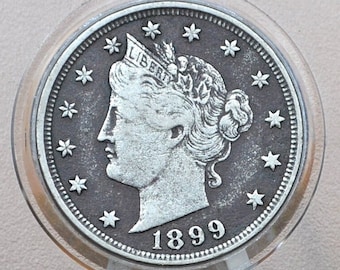 1883年 リバティヘッド V ニッケル - セントなし - グレード/状態から