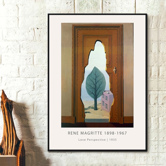 ルネ・マグリット展ポスター - 愛の視点 _ 1935 絵画 アート モダン