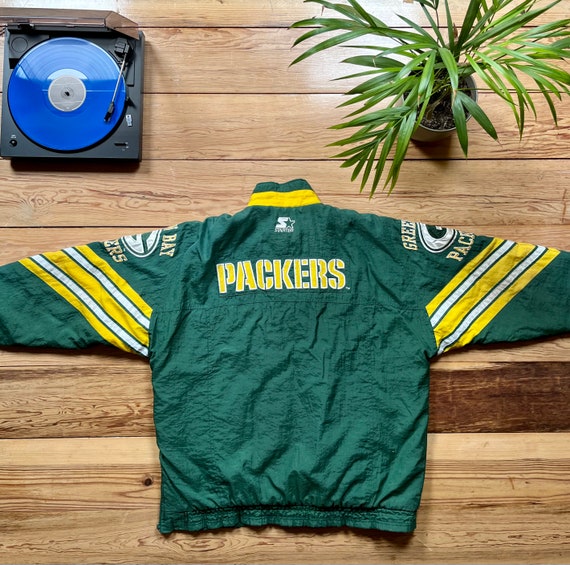 Green Bay Packers Starter Jacket - Size XL - Etsy