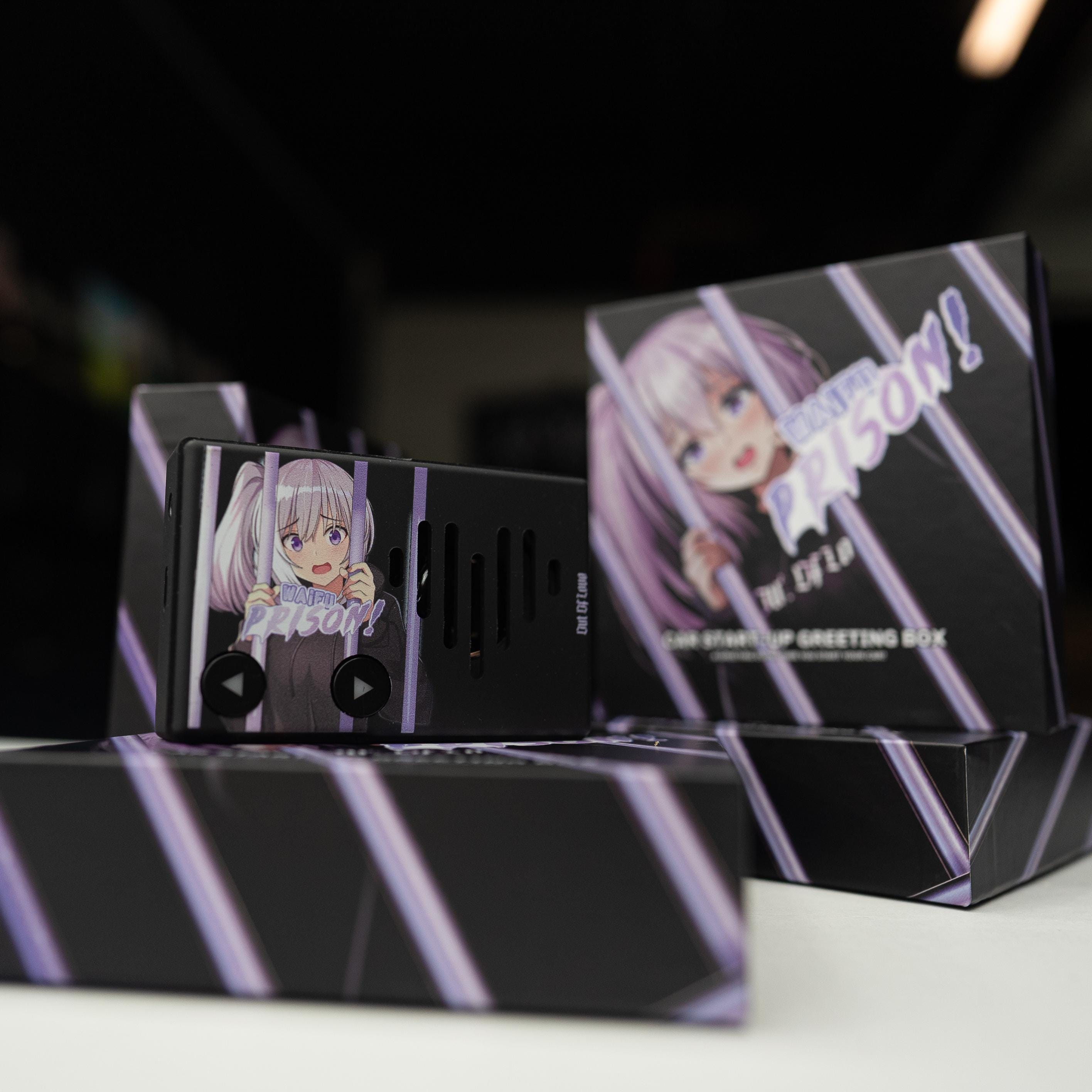 Waifu Prison Car Start-up Greeting Box - Etsy