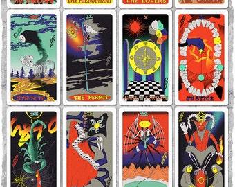 Feldman Sisters Tarot Deck: Indy Art, 78 Cards - Etsy