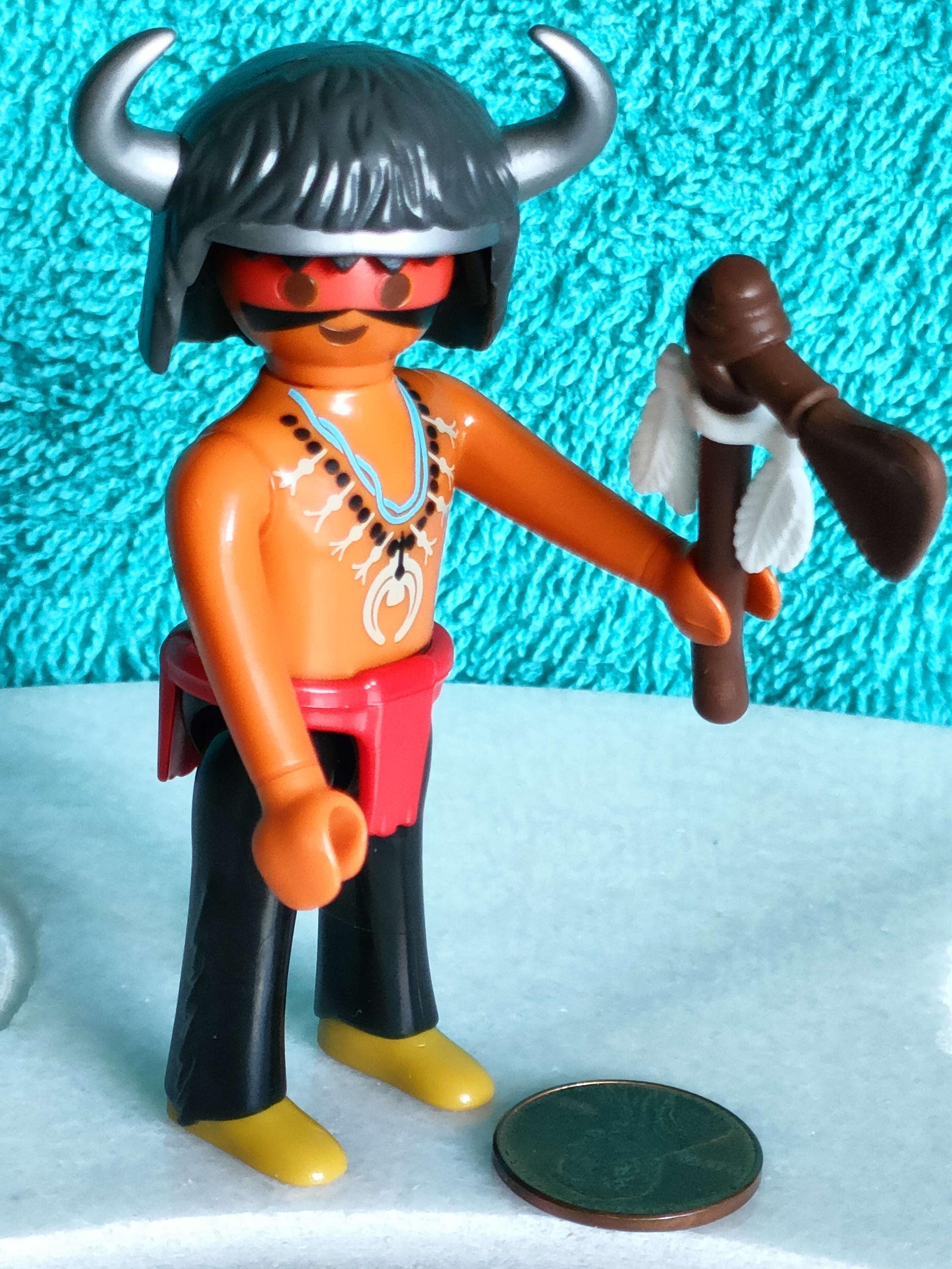 プレイモービルフィギュア ネイティブインディアン ウエスタンプレイ