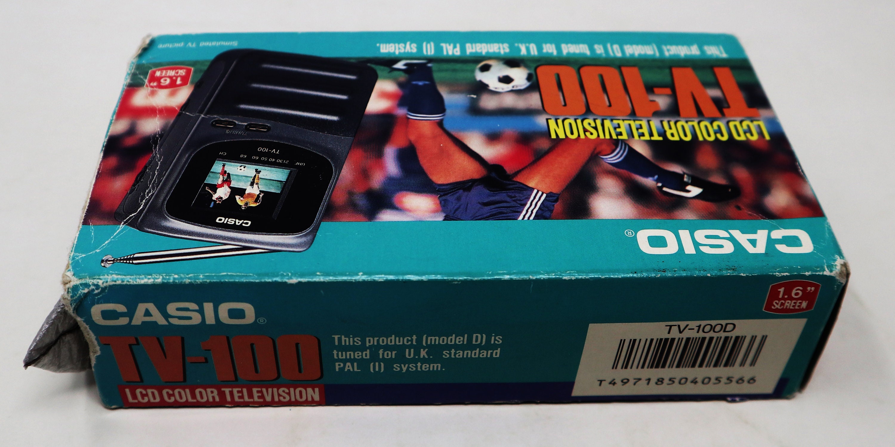 ビンテージ カシオ LCD カラーテレビ TV-100 ポケット ポータブル