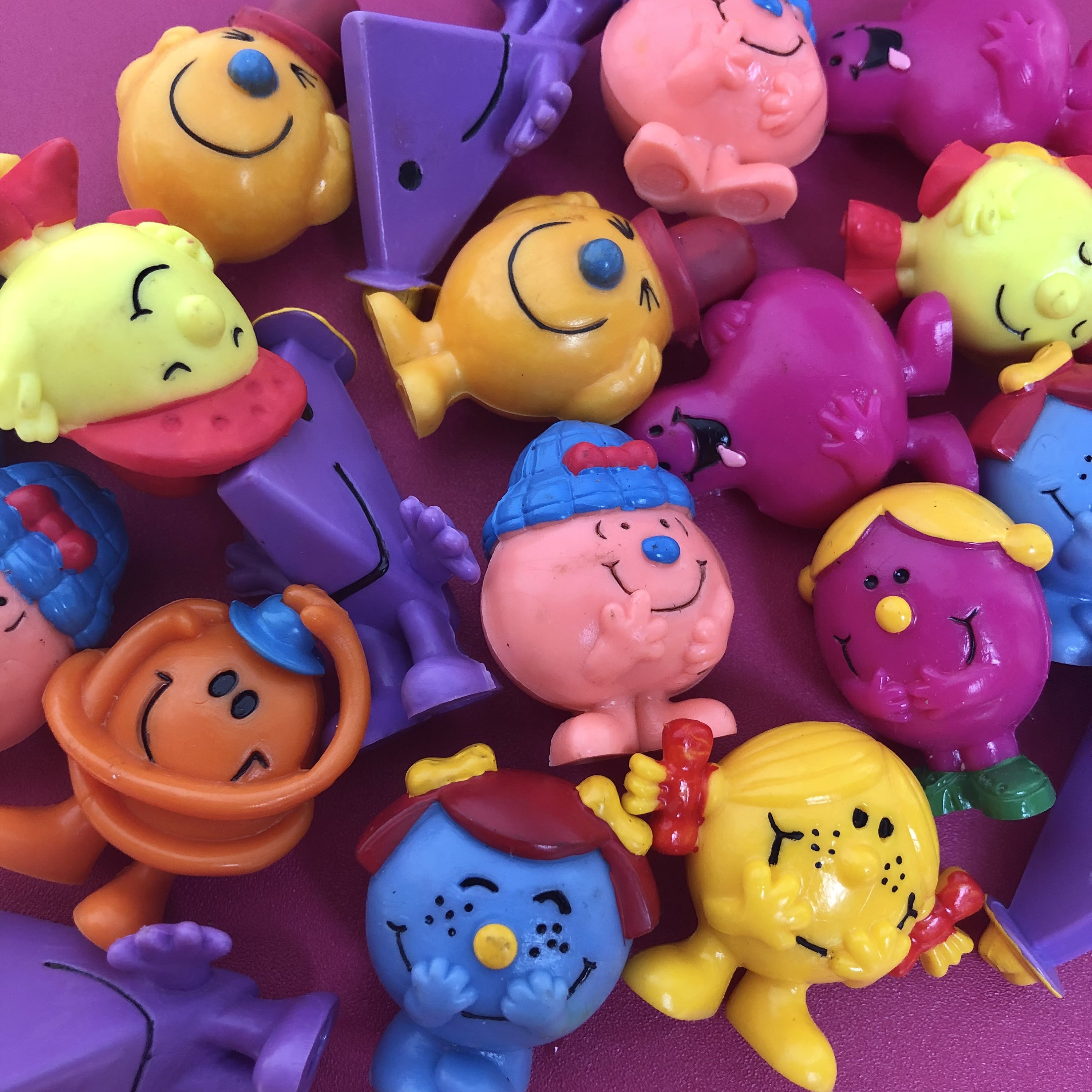 Vintage Mr. Men Figures PICK YOUR OWN - 80s, Arby's Mini Toy