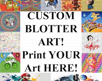 ホフマン LSD ブロッター アート サイケデリック アシッド フリー