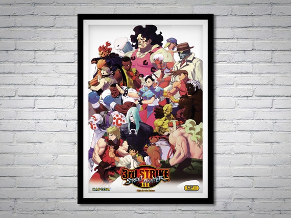 Street Fighter III 3rd Strike Poster | Reproduction - Etsy
