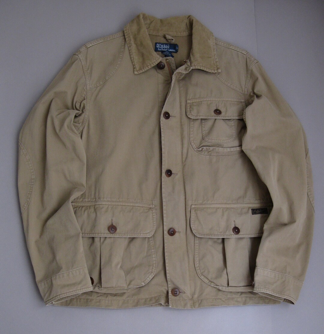Vintage Polo Ralph Lauren Beige Hunting Jacket - Etsy