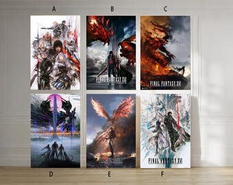 A4 / A5 Final Fantasy IX Art Print - FF9 Zidane, Vivi, Garnet