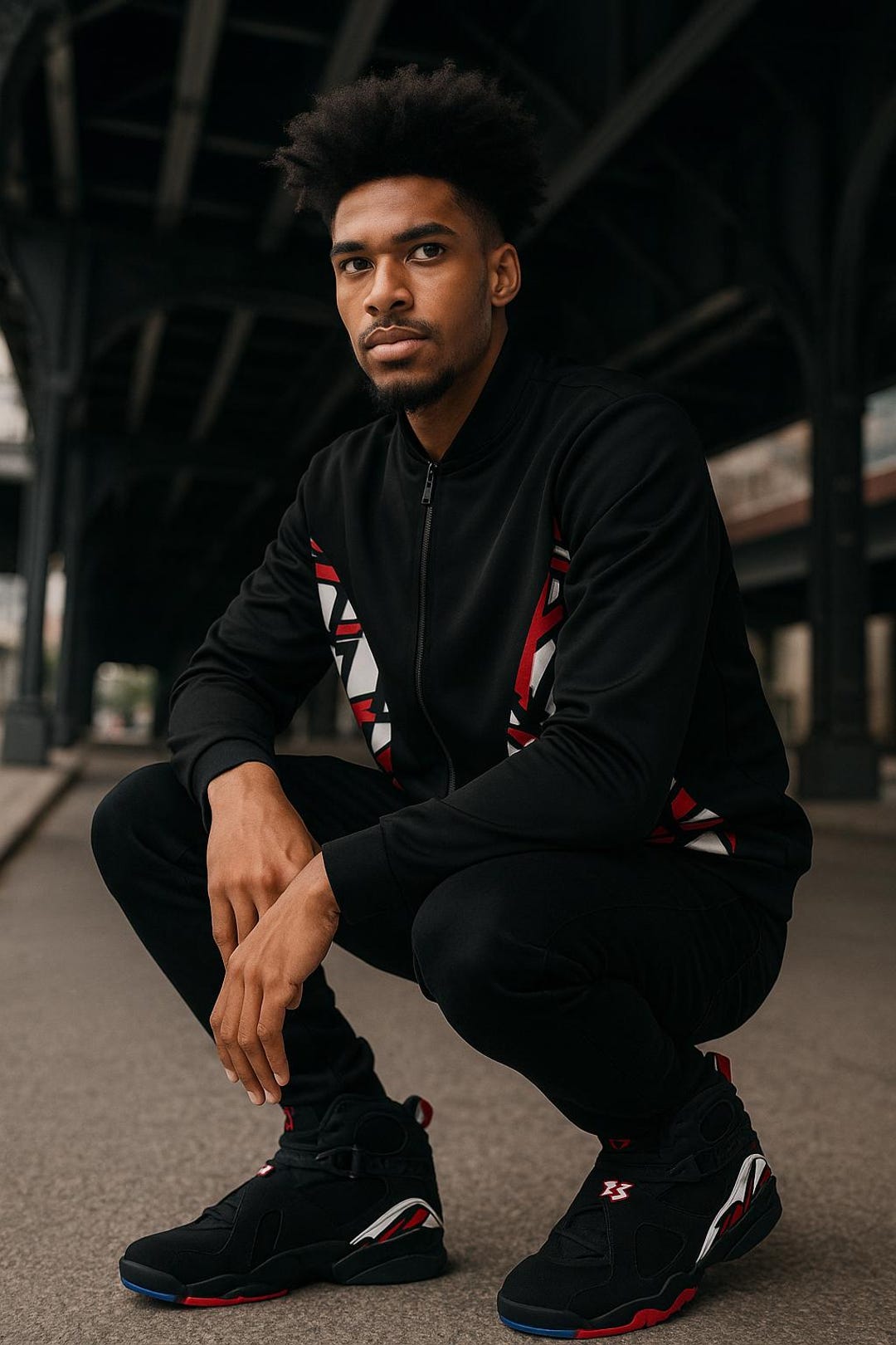 Jacket to Match Jordan 8 Playoffs - Crazy 8s - Etsy