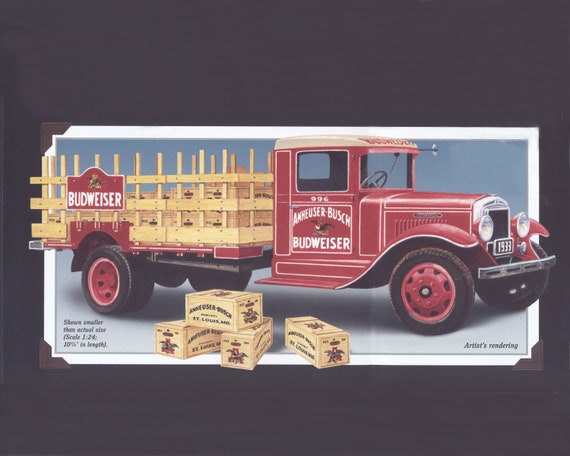 1933 International Budweiser Delivery Truck-danbury Mint-diecast 1