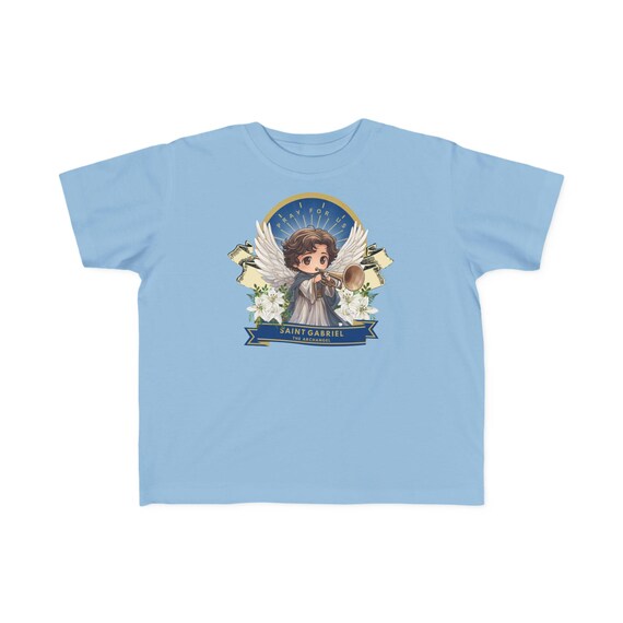 Saint Gabriel the Archangel Toddler Shirt, Baby Tee, St Gabriel