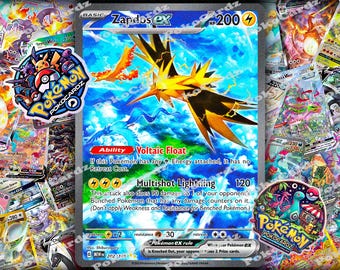 サンダース EX 204/165 SAR - sv2a ポケモンカード 151 - 日本語版