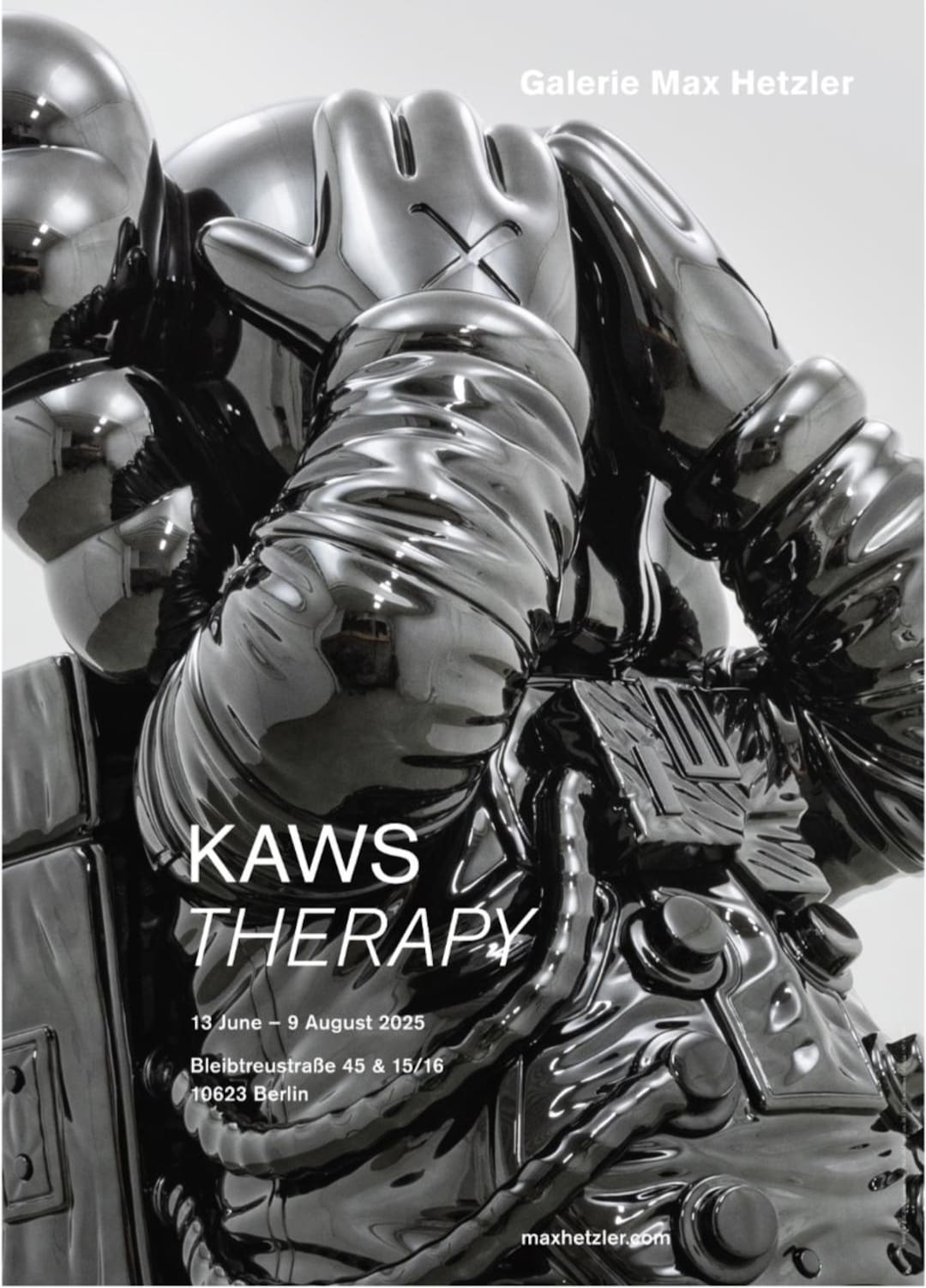 Authentic Galerie Max Hetzler Exhibition Poster- KAWS: THERAPY