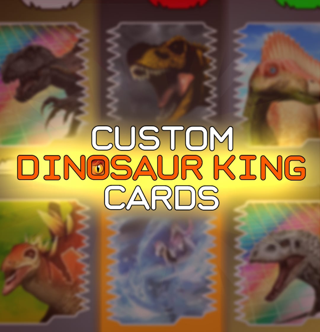 カスタム恐竜キングカード - Etsy 日本
