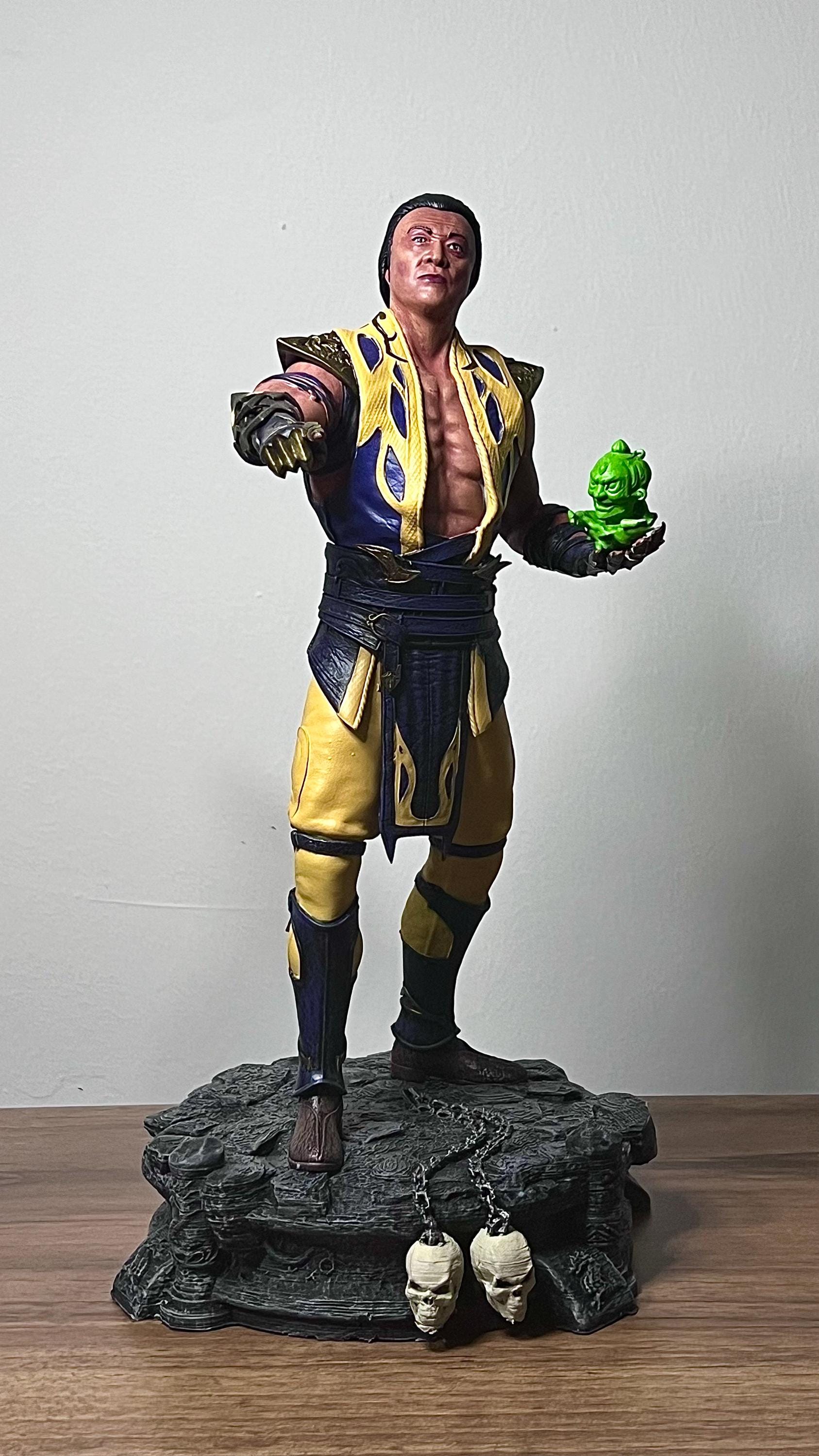 Handmade 26 Cm Shang Tsung Figure – 3D Printed & Hand-painted