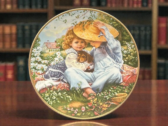 Vintage Sandra Kuck “A Time to Love” Collector Plate by RECO