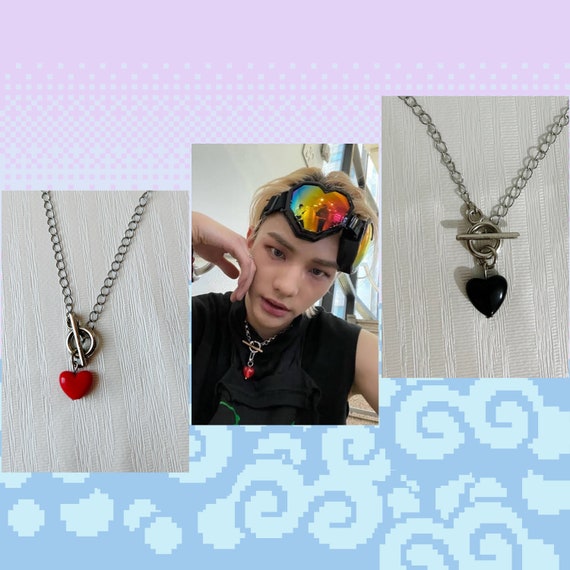 Stray Kids ヒョンジン風ネックレス、Stray Kids グッズ、SKZ
