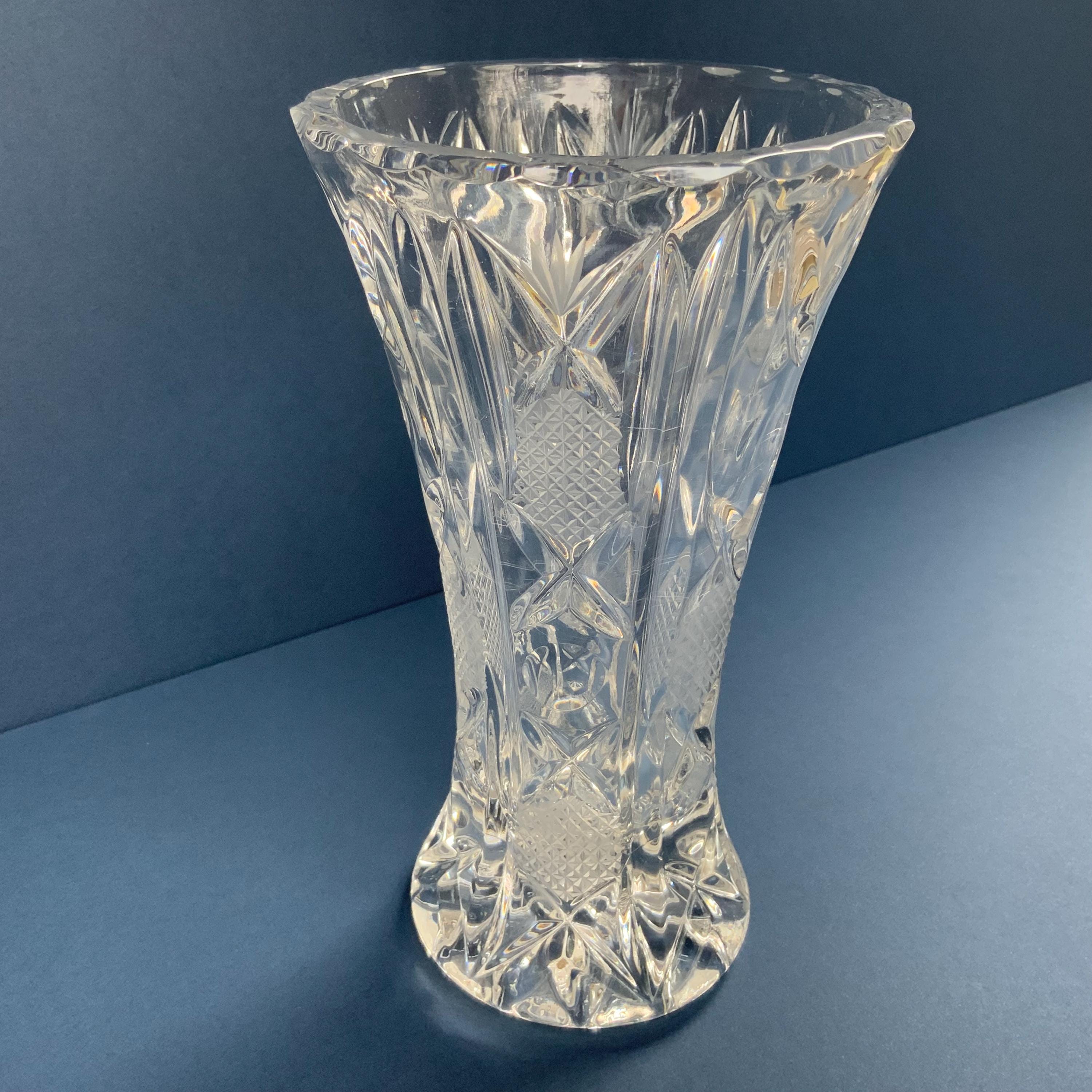 Bohemia crystal vase - Etsy 日本