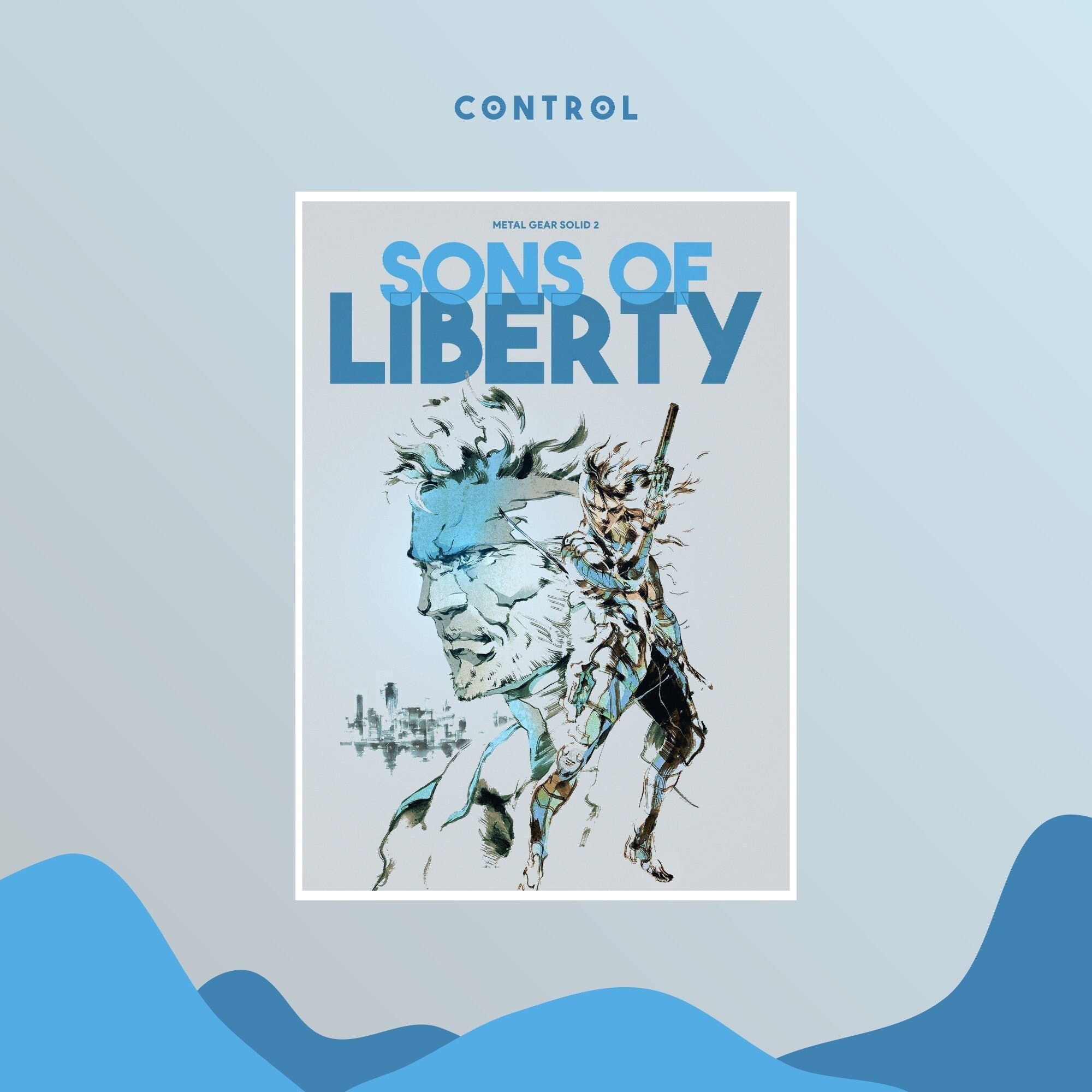 METAL GEAR SOLID 2: Sons of Liberty Poster - Digital Print - Etsy