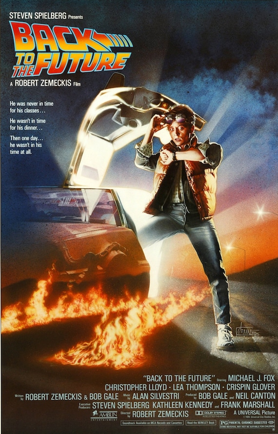 Back to the Future Movie Poster High Quality Wall Art A4 / A3