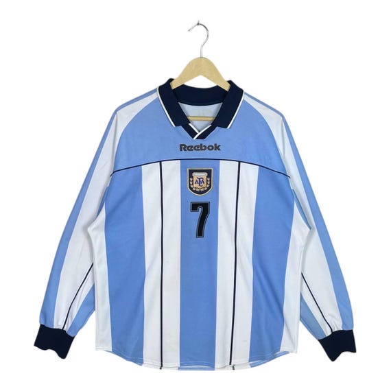 Vintage 1999-00 Argentina Reebok Jersey: Retro Football Shirt