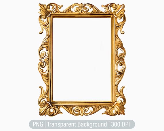 ゴールドフレーム クリップアート、アンティークフレーム PNG クリップ