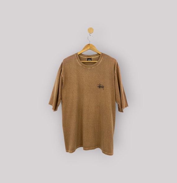 Vintage 80s Stussy Big Logo Backprint Tee Vintage 1980s Size Large