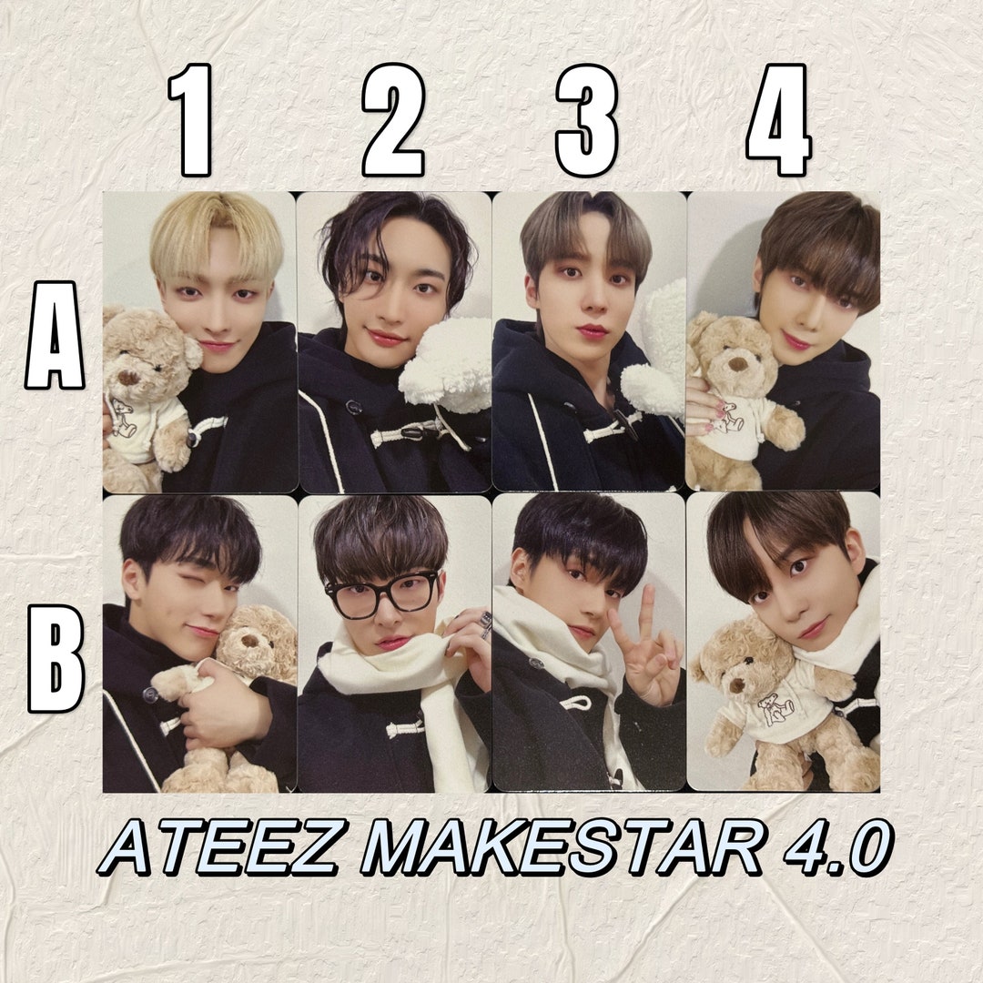 ATEEZ [official] Makestar 4.0 Crazy Form Teddy Bear Bag San