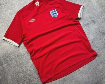 England Football Shirt Jersey Away Soccer Umbro Vintage 2004-2006