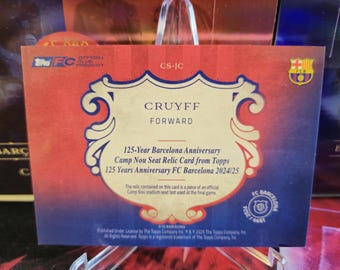 ヨハン・クライフ、Topps FCバルセロナ125周年記念 - RELICシート