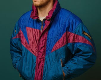 Vintage 90s Phenix Yuri Franko Jacket Ski Zipper Snap Button