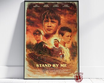 スタンド・バイ・ミー (1986) ポスター アメリカの成人映画 壁飾り