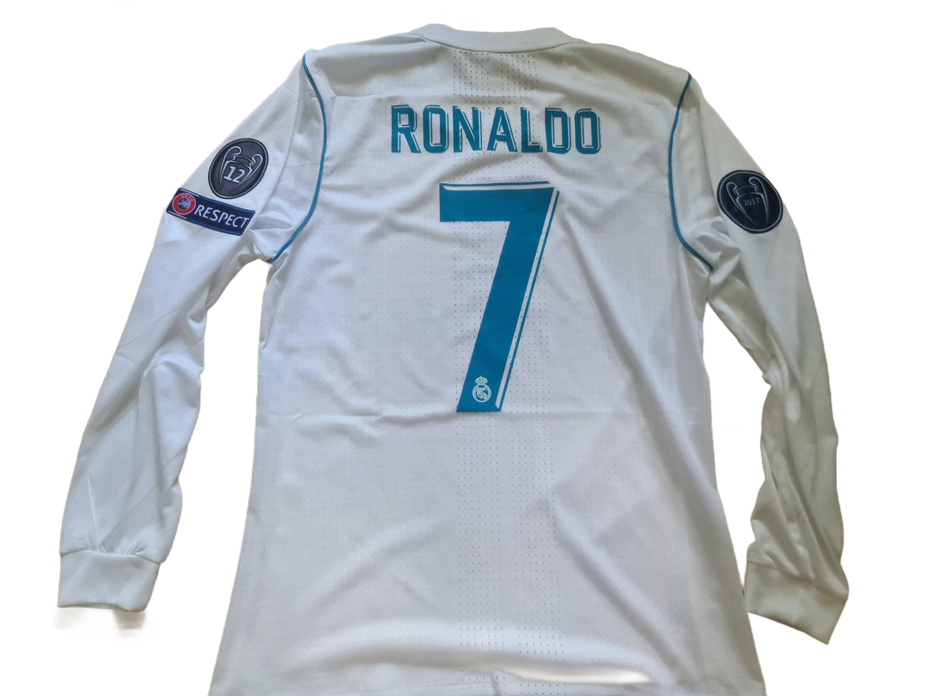 MATCH ISSUE Real Madrid Ronaldo 2017/2018 Adizero Jersey Final