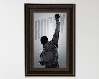 ロッキー映画ポスター復刻版 シルベスター・スタローン ボクシング